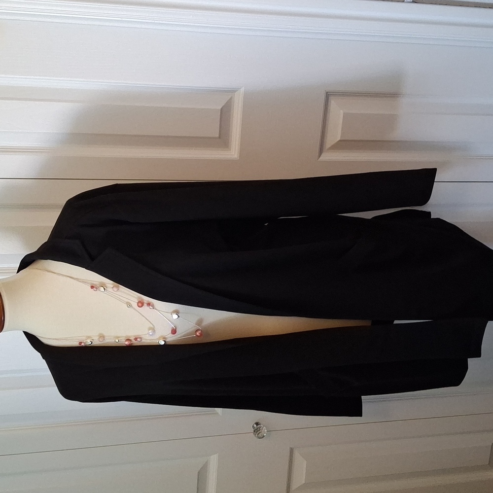 Maurice's Black Open Jacket/Cardigan - Picture 2 of 9